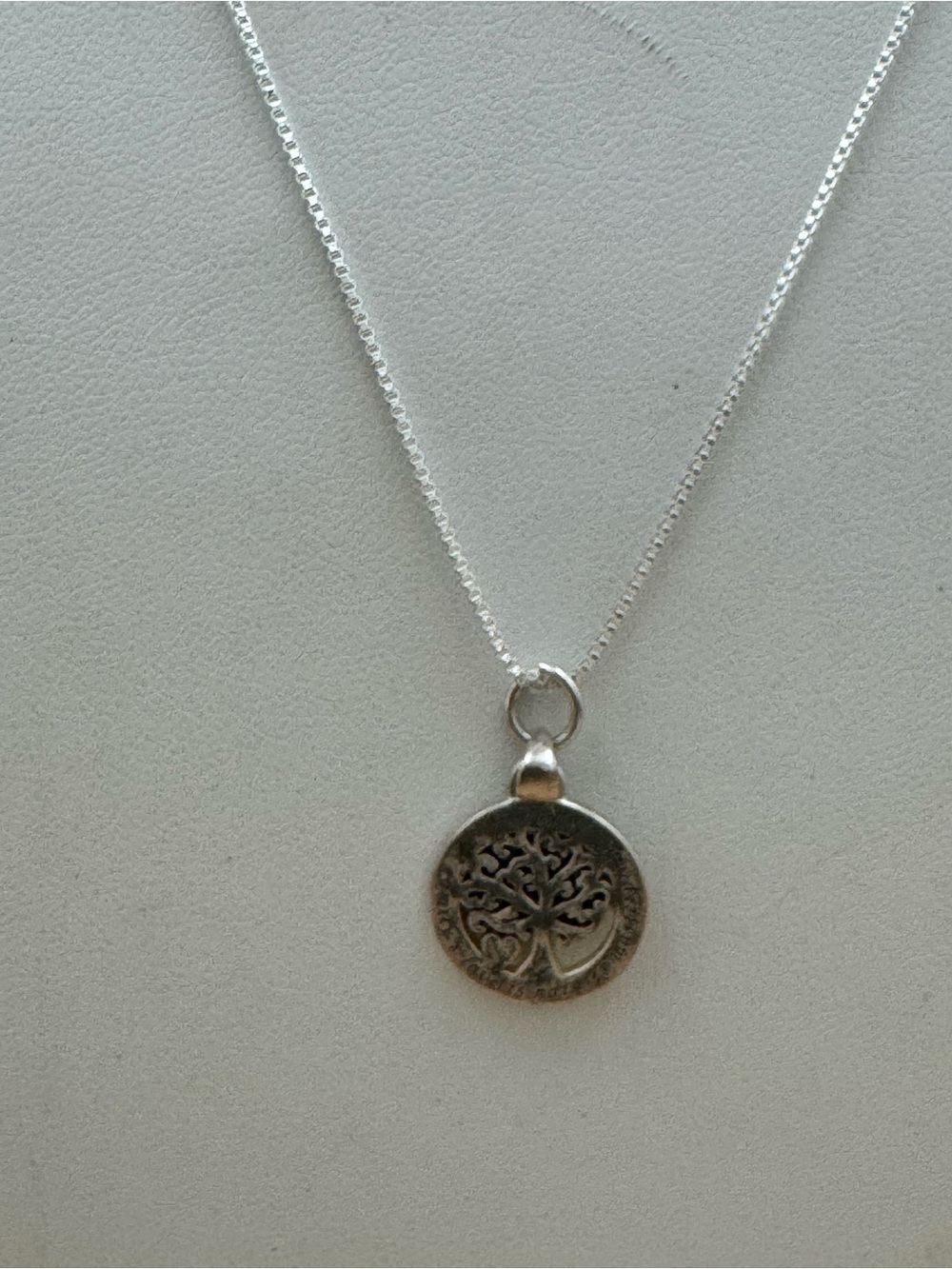 Silver Tree of Life Pendant Necklace 157